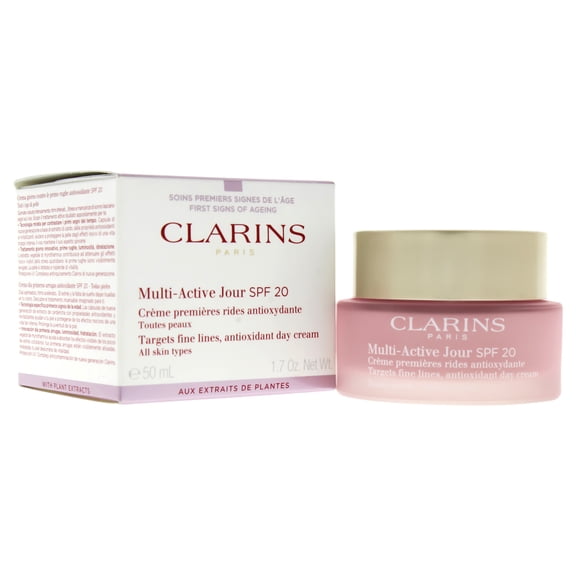 Multi-Active Day Cream SPF 20 - All Skin Types by Clarins for Unisex - 1.7 oz Cream