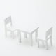 thumbnail image 1 of 3 Piece Set Of Children"s Table And Chair Simulator Furniture-yezi, 1 of 3