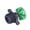 Green, variant on ZOURIH 1/2Inch Automatic Rotating Sprinkler - Adjustable Irrigation Sprinkler Heads for Lawn Garden,360 Degree Micro Irrigation Sprayer,Easy Replacement Watering Nozzle Spray Heads 1PC