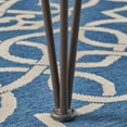 thumbnail image 5 of GDF Studio Avy Indoor/Outdoor Industrial Acacia Wood Dining Table, Teak and Rustic Metal, 5 of 10