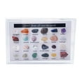 thumbnail image 2 of 15/24Pcs Rock Gemstones Collection Box Quartz Crystal Natural Specimen, 2 of 9