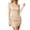 Beige, variant on Staron Women's Off-Shoulder Short Sleeve Bodycon Dress Shimmering Party Cocktail Night Out Slim Fitted Elegant Fashionable Dress, Red S