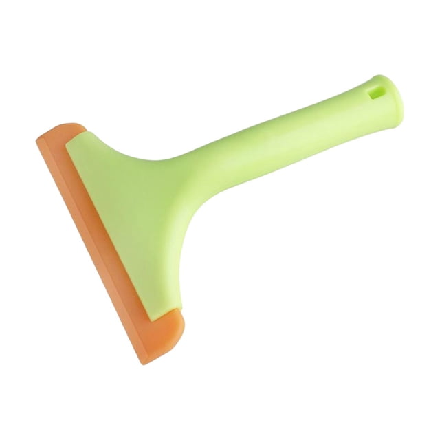 Abbracc Tout Usage Raclette de Fenêtre Raclette de Douche Raclette en Silicone Super Flexible orange 15x19cm