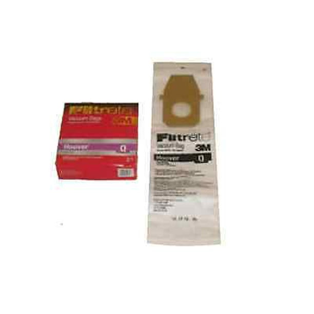 Hoover Cloth Style Q HEPA Vacuum Bags Type 647204 Synthetic Filtrete