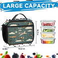 thumbnail image 6 of Herdesigns Cute Airplane Backpack with Lunch Box Cartoon Aircraft Lightweight Large Travel Work Laptop Backpacks Set Casual Daypacks, 6 of 8