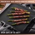 thumbnail image 6 of Calphalon Premier Hard-Anodized Nonstick 11-Inch Square Griddle Pan, 6 of 6