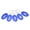 Blue, variant on Metal Number Tags Key Tag with Ring, 1-5 Numbered Oval ID Tag 50x30mm/2x1.2inch Blue for Coding, Decoration, Pack of 5