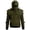 Green, variant on Hoodie with Detachable Face Cover Hood, Armor Print Pullover Sweatshirt for Men, Cosplay Top with Pocket, Halloween Party LARP Outfit