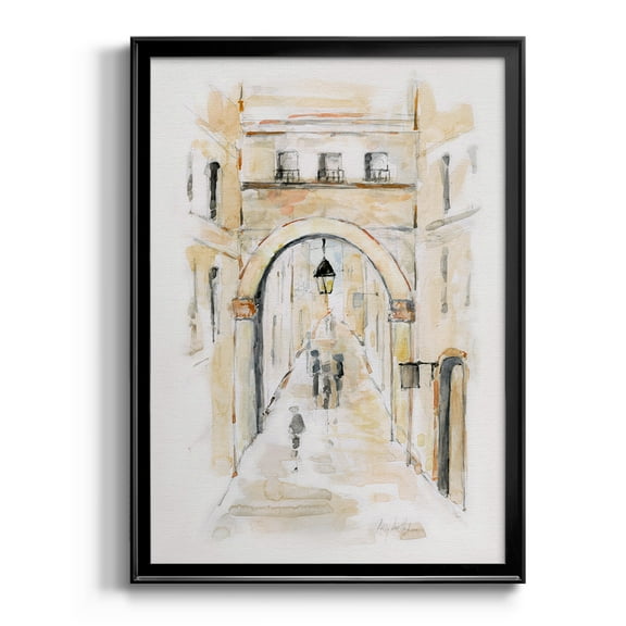 Venice Market Day I Classic Wall Art, Premium Framed Print, Vintage Market Scene - Ready to Hang