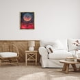 thumbnail image 2 of Stupell Industries Person Swinging From Moon Nature Painting Gold Floater Framed Art Print Wall Art, 17 x 21, 2 of 9