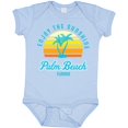 thumbnail image 3 of Inktastic Summer Enjoy the Sunshine Palm Beach Florida in Blue Boys or Girls Baby Bodysuit, 3 of 5
