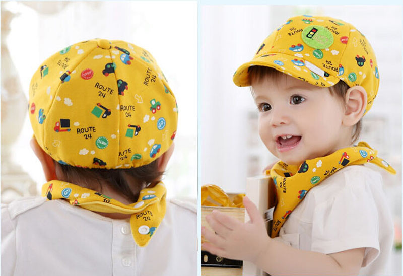 yellow infant hat