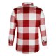 thumbnail image 5 of Blusa y camisa de manga larga con cuello vuelto para hombre, estilo informal, a la moda, con estampado de celosía y botones, con bolsillo tipo cárdigan, blusa de manga larga con cuello vuelto, blusa d, 5 of 6
