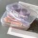 thumbnail image 2 of Cateissary Estuche de transporte para lentes de contacto, organizador de ojos izquierdo y derecho, caja contenedora, herramientas de uso, accesorios, Almacenamiento y organización del hogar Púrpura Cateissary HA012423-03, 2 of 6