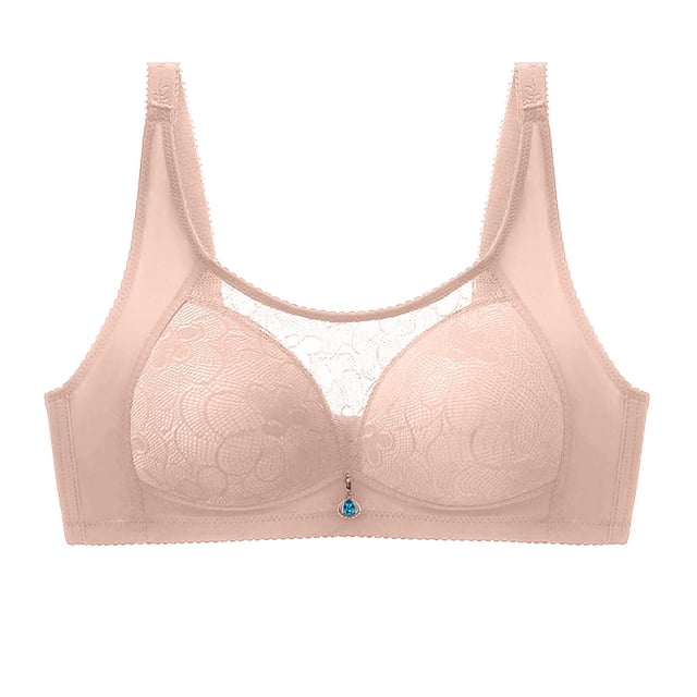 Soutien-gorge Mode Femme avec Nœud Imprimé Confortable Sans Armatures