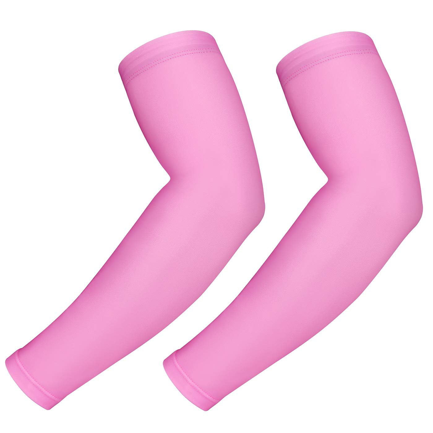 Huadduo Rabbit Bunny Pink Watercolor UV Protection Compression & Cooling Arm Sleeves For Women