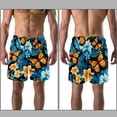thumbnail image 3 of luoweisi Men's Beach Shorts Quick Dry Swim Trunks with Mesh Lining Butterfly M, 3 of 5