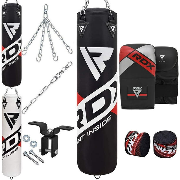 RDX Punching Bag Filled 4ft 5ft Boxing 8pc Set, Kickboxing ...