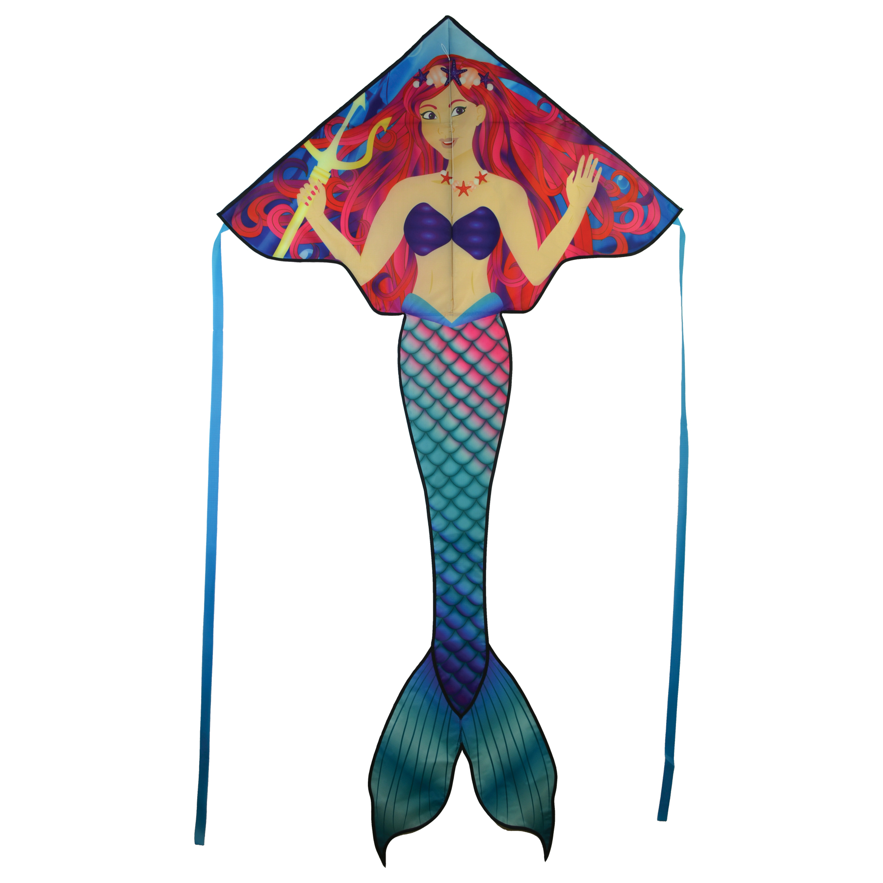 In the Breeze 3272 — Mermaid 45-inch Fly-Hi Kite - Fun, Easy Flying Kite for All Ages - image 1 of 2