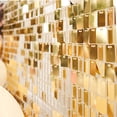 thumbnail image 4 of BalsaCircle 10 Panels Gold 12x12" Square Payette Sequin Wall Backdrop Party Wedding Decorations, 4 of 8