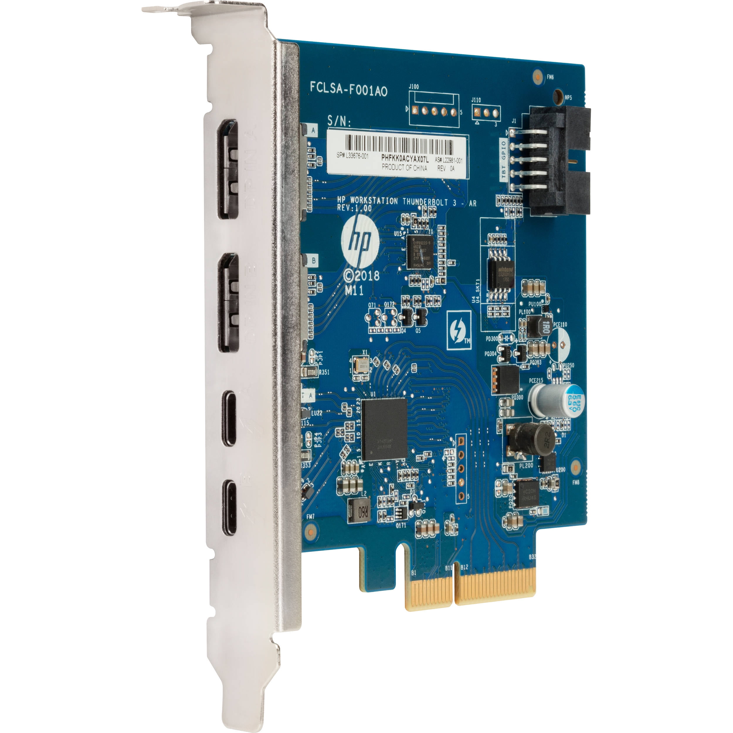 HP 3UU05AT Dual Thunderbolt 3 PCIe 2port I/O Card