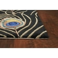 thumbnail image 2 of HomeRoots Decor 30-inch x 50-inch Wool Black Area Rug, 2 of 9