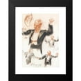 thumbnail image 2 of Alexander Evgenievich Yakovlev 11x14 Black Modern Framed Museum Art Print Titled - Sergei Kusevitsky Conducting the Boston Symphony Orchestra (1936), 2 of 5