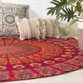 thumbnail image 3 of Round Tapestry Wall Hanging Ombre Hippie Mandala Bohemian Hippy Intricate Indian Tapestries Tablecloth 60 Inches, 3 of 10