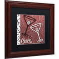 thumbnail image 2 of Trademark Fine Art "Cheers I" Canvas Art by Color Bakery Black Matte, Wood Frame, 2 of 4