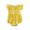 Yellow, variant on Baby Girls' Bodysuits Infant Baby Girls Summer Sleeveless Cute Breathable Solid Color Rompe New Casual Winter Jumpsuits Yellow 90