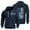 Navy, variant on Men's RED FRIDAY Print Zip Up Hoodie with Arm Pocket, Casual Cardigan Style Sweatshirt, Large Size Fleece Jacket for Veterans Day, Christmas, Military Support,Black,L