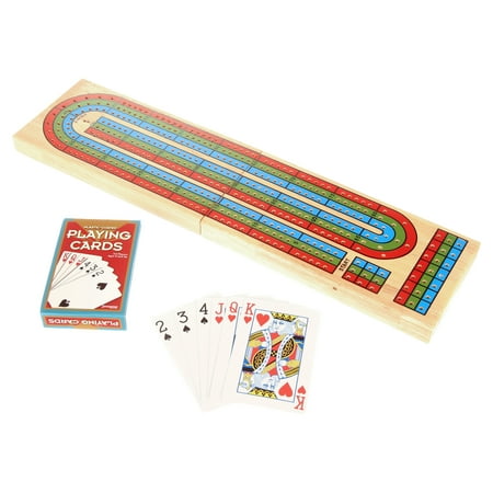 Pressman Family Classics Cribbage - Solid Wood Continuous 3 Track Board with Built-In Storage Compartment for Pegs price history on PriceWatchPro