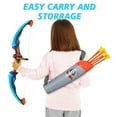 thumbnail image 6 of Shininglove Kids Bow and Arrow Set Toy with Standing Target Gifts for 6-12 Yrs Boys, 2 Pack, 6 of 7