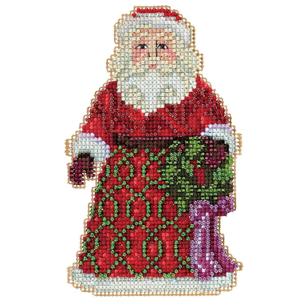 Jim Shore Greetings Santa Counted Cross-Stitch Kit - Walmart.com - Walmart.com