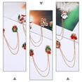 thumbnail image 6 of IBASETOY 5Pcs Christmas Theme Brooch Alloy Assorted Color Clothing Accessory Festive Decoration, 6 of 6
