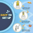 thumbnail image 6 of Splash Pad Sprinkler for Kids, 127" Extra Large Non-Slip Baby Play Mat - 2 Colors, Dog Pool Toys, Toddler Outdoor Toys for Ages 3-12 Boys Girls, Summer Outdoor Water Toys, Parent-Kids Games, 6 of 6