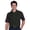 Black/Merlot, variant on Monterey Club Men's Fairway Tour Colorblock Golf Polo Shirt #1035