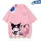 thumbnail image 1 of Camiseta Kawaii de Hello Kitty de Anime Sanrio Kuromi My Melody StellaLou, ropa informal de manga corta con estampado de algodón Y2K para parejas, 1 of 4