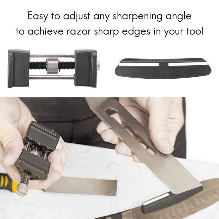 Garosa Fixed Angle Sharpener Stainless Steel Adjustable Clamping Knife  Sharpening Jig For Woodworking Chisel Carving Knives,Honing Guide,Chisel  Sharpening Jig 