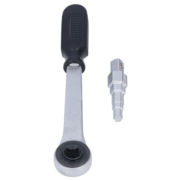 Llave de trinquete de acero al carbono, juego de llaves para válvula de radiador, llave para radiador, herramienta de reparación de juntas, juego de llaves para radiador a medida para la perfección