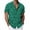 Green, variant on Mens Short Sleeve Hawaiian Shirts Casual Fashion Aloha Beach Party Button Down Shirt for Men
