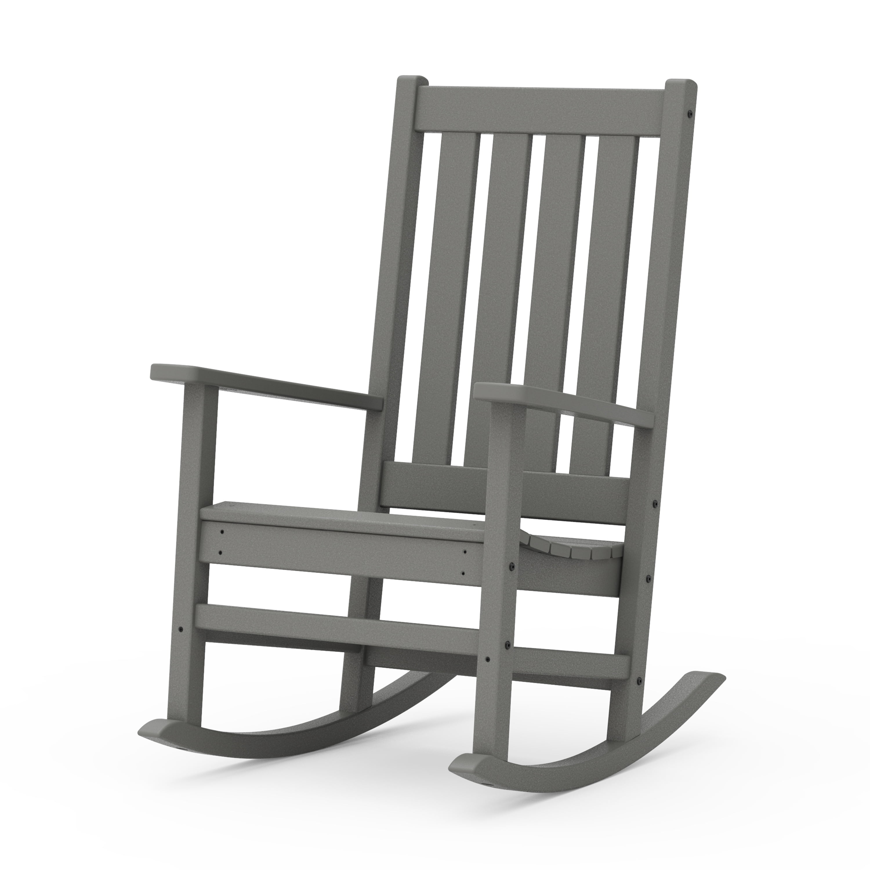 Better Homes & Gardens by POLYWOOD Southlake Outdoor Rocking Chair, All-Weather HDPE, Patio Seat, Slate Grey