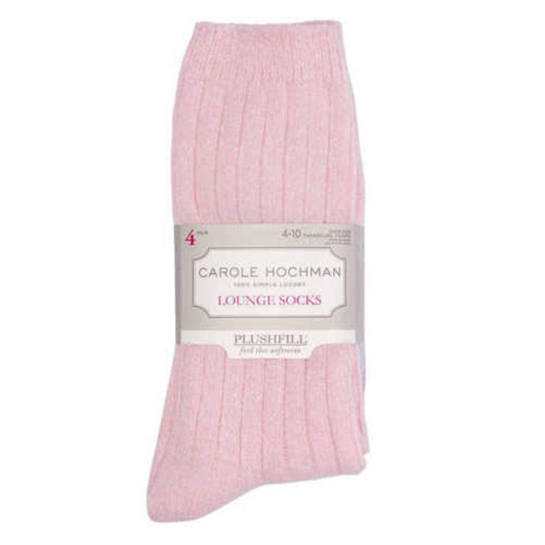 Carole Hochman Ladies' Lounge Sock 4-pair (4-10, Multicolored ...