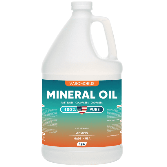 Mineral Oil - 100% Pure Wood Cutting Board Oil – Protects & Restores Butcher Blocks, Wooden Utensils, Countertops - Made in USA (1 Gallon)
