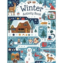 Winter Activity Book for Kids: Tracing Shapes, Numbers, Words, Counting, Matching Objects, Shadow Matching Book for Kids, (Paperback)
