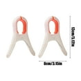 thumbnail image 3 of IPEWLEX 2 PCS Strong Windproof Plastic Clothespins - Non Slip Large Clips for Kitchen, Clothing, and Home Organization, 3 of 6