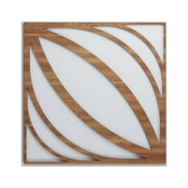 Ekena Millwork 15 3/8"W x 15 3/8"H x 1/4"T Medium Otis Decorative Fretwork Wood Wall Panels, Walnut