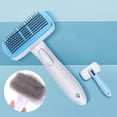 thumbnail image 1 of Cepillo Azul para Perros y Gatos, Cepillo Autolimpiante para Pelo Muerto para Perros Gatos, Eliminación Eficaz de Hasta el 95% del Pelo Muerto y Pelo Tomentoso, Adecuado para Perros y Gatos de Pelo Co, 1 of 5