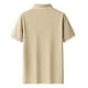 thumbnail image 3 of pstuiky camisetas para hombre, Camisa informal de manga corta con cuello vuelto, cómoda y lisa, para hombre camisas casuales para hombre xl, 3 of 3