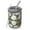 Darkgray Daisy Flower, variant on 12oz Coffee Tumblers Darkblue Daisy Flower Yellow Centers Pattern Stainless Steel Vacuum Insulated Travel Tumbler Coffee Cups Mug with Lid and Straw with Cleaning Brush for Cold & Hot Drinks